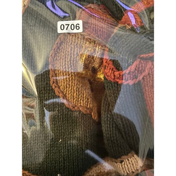 VTG Lauren Hansen Equestrian Sweater Vest Sz Medium Horse Polo Bit Bridle 80s - Picture 11 of 11